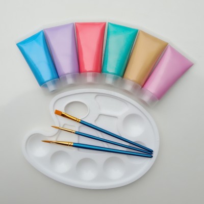 metallic acrylic paint set for kids to DIY