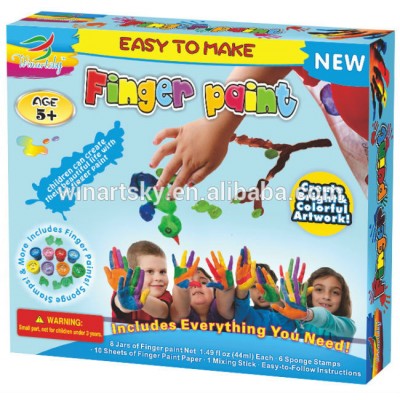 Non-toxci water-based school supply finger painting set, Fg-03,