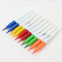 Real soft watercolor brush tip marker pen set with custom logo